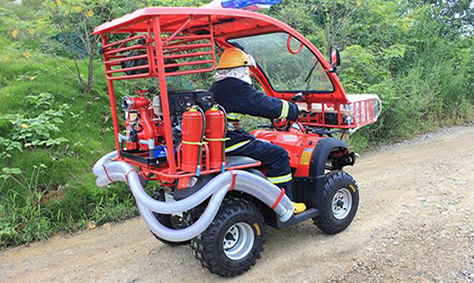 消防摩托車(chē)攻克巷道火災(zāi)難題