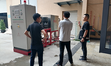 北京一檔案館負責人蒞臨我司考察高壓細水霧滅火系統(tǒng)