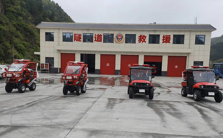 天臺山隧道新增全地形消防摩托，保障隧道消防安全